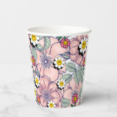 ミキチエス土日自然セルフロベバラ花 紙コップ (裏面)