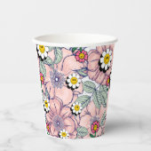 ミキチエス土日自然セルフロベバラ花 紙コップ (正面)