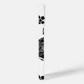 ミキチエス土日自然セルフロベバラ花 iPhoneケース (右側面)