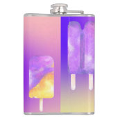 ミキチエス夏のレインボーパープル金ゴールド フラスク (裏面)