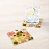 ミキチエス夏の花休暇 スクエアペーパーコースター (インサイチュ)