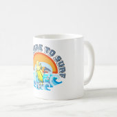 ミキチエス夏ウィンドサーフbananasplitアイスクリーム コーヒーマグカップ (正面右)