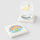 ミキチエス夏ウィンドサーフbananasplitアイスクリーム ストーンコースター (横)