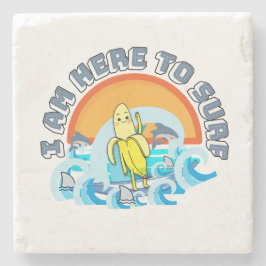 ミキチエス夏ウィンドサーフbananasplitアイスクリーム ストーンコースター