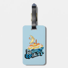 ミキチエス夏ウィンドサーフbananasplitアイスクリーム ラゲッジタグ