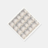 ミキチエス夏ビーナスシェル海ビーチ スタンダードカクテルナプキン (角)