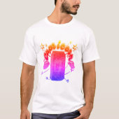 ミキチエス山羊座デビルロックスター土星 Tシャツ (正面)