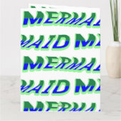 ミキチエス海マーメイドビーナスシーブルー カード (裏面)