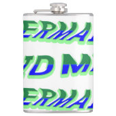 ミキチエス海マーメイドビーナスシーブルー フラスク (正面)