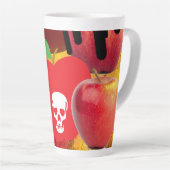 ミキチエス赤スカル毒性リンゴビーガン夏 カフェラテマグ (右アングル)