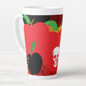 ミキチエス赤スカル毒性リンゴビーガン夏 カフェラテマグ (左アングル)