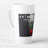 ミキチエス赤スカル毒性リンゴビーガン夏 カフェラテマグ (左アングル)