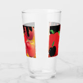 ミキチエス赤スカル毒性リンゴビーガン夏 タンブラーグラス (左)