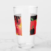 ミキチエス赤スカル毒性リンゴビーガン夏 タンブラーグラス (右)