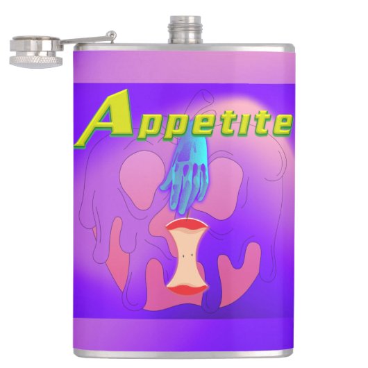 ミキチエス赤スカル毒性リンゴビーガン夏 フラスク (オープン)