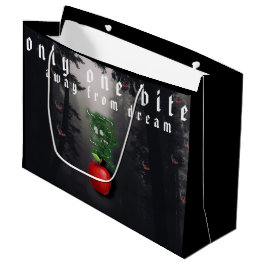 ミキチエス赤スカル毒性リンゴビーガン夏 ラージペーパーバッグ