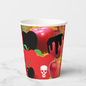 ミキチエス赤スカル毒性リンゴビーガン夏 紙コップ (裏面)