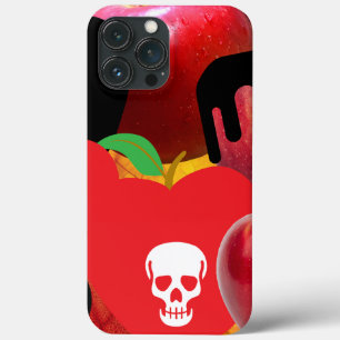 ミキチエス赤スカル毒性リンゴビーガン夏 iPhone 13 PRO MAXケース