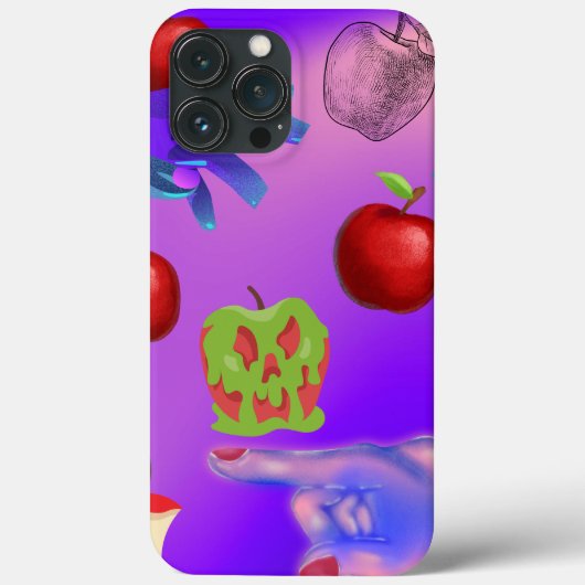 ミキチエス赤スカル毒性リンゴビーガン夏 Case-Mate iPhoneケース (裏面)