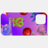ミキチエス赤スカル毒性リンゴビーガン夏 Case-Mate iPhoneケース (裏面 (横))