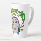 ミキチエス魔女エラハロウィーン不気味なホッカスポカス カフェラテマグ (右アングル)