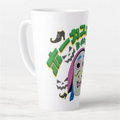 ミキチエス魔女エラハロウィーン不気味なホッカスポカス カフェラテマグ (左アングル)