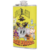 ミキチエス黒猫不気味なハロウィーンのヴィーブズグール フラスク (左)