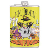 ミキチエス黒猫不気味なハロウィーンのヴィーブズグール フラスク (正面)