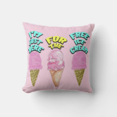 ミキチエス・アイスクリーム・パーティー・ユナイト・サマー クッション (正面)