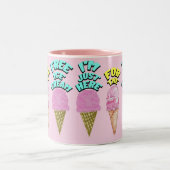 ミキチエス・アイスクリーム・パーティー・ユナイト・サマー ツートーンマグカップ (中央)