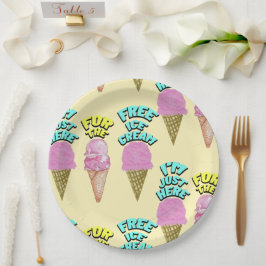 ミキチエス・アイスクリーム・パーティー・ユナイト・サマー ペーパープレート