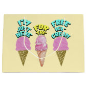 ミキチエス・アイスクリーム・パーティー・ユナイト・サマー ラージペーパーバッグ (正面)