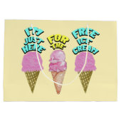 ミキチエス・アイスクリーム・パーティー・ユナイト・サマー ラージペーパーバッグ (裏面)