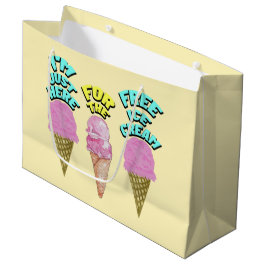 ミキチエス・アイスクリーム・パーティー・ユナイト・サマー ラージペーパーバッグ