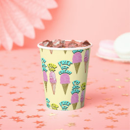 ミキチエス・アイスクリーム・パーティー・ユナイト・サマー 紙コップ