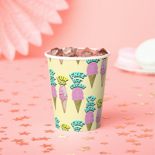 ミキチエス・アイスクリーム・パーティー・ユナイト・サマー 紙コップ (インサイチュ)