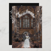 ミキチエス・ゴシックハロウィン結婚のソウルメイトヴィンテージ 招待状 (正面/裏面)