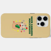ミキチエス・トレックス恐竜のコーヒーキャラメルクリスマス Case-Mate iPhoneケース (裏面 (横))