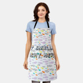 ミキチエス・ビーナス・マーメイド魚釣り夏 エプロン (着用した状態)