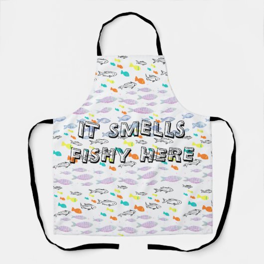 ミキチエス・ビーナス・マーメイド魚釣り夏 エプロン (正面)