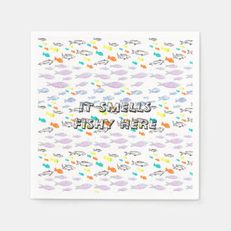 ミキチエス・ビーナス・マーメイド魚釣り夏 スタンダードカクテルナプキン