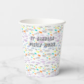 ミキチエス・ビーナス・マーメイド魚釣り夏 紙コップ (裏面)