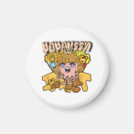 ミキチエス・ポップクイーンポップコーンmoivenight cinema マグネット