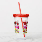 ミキチエス・ロッキロード・アイスクリーム・マンガ・サマー・バンガー アクリルタンブラー (左)