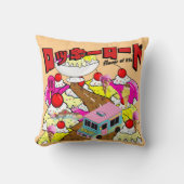 ミキチエス・ロッキロード・アイスクリーム・マンガ・サマー・バンガー クッション (正面)