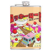 ミキチエス・ロッキロード・アイスクリーム・マンガ・サマー・バンガー フラスク (正面)