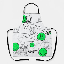 ミキチエズミオサマーキャットパーティービーチ エプロン