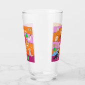 ミキチエズミオサマーキャットパーティービーチ タンブラーグラス (左)