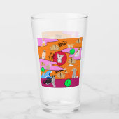ミキチエズミオサマーキャットパーティービーチ タンブラーグラス (正面)
