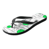 ミキチエズミオサマーキャットパーティービーチ ビーチサンダル (アングル)